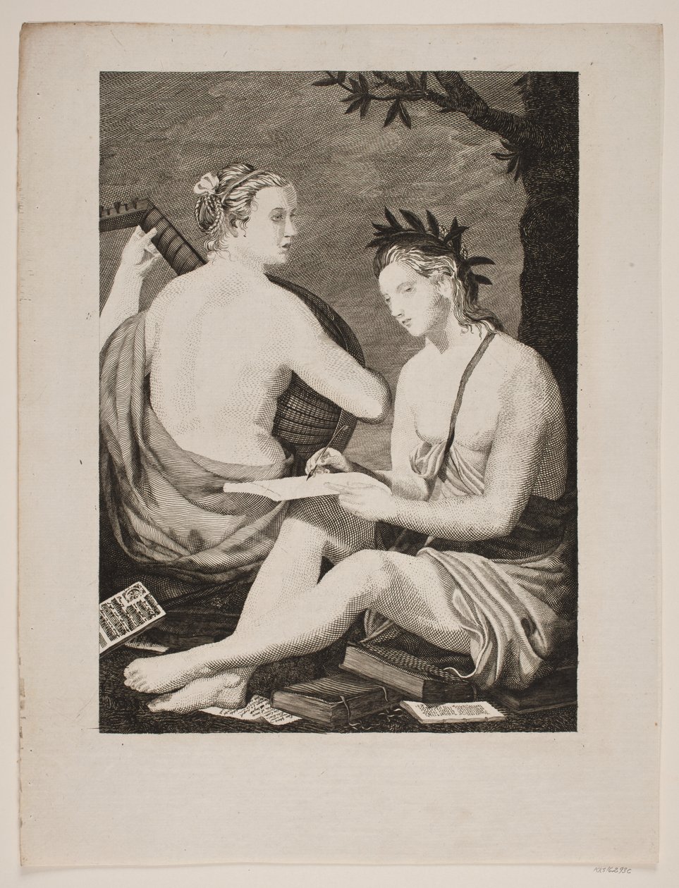 Terpsichore et Kalliope بواسطة جيرهارد لودفيج لاده