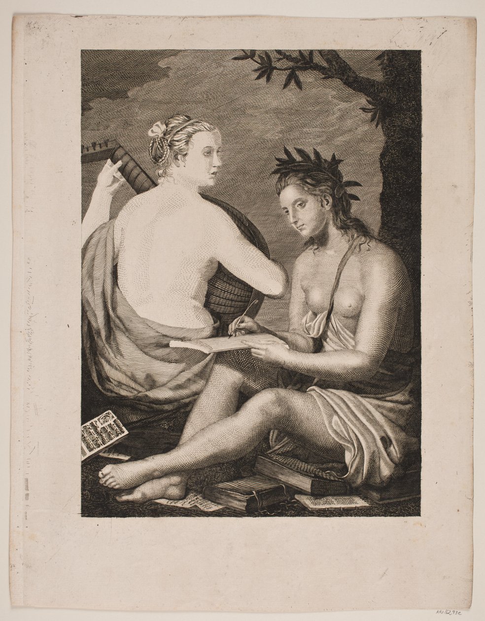 Terpsichore et Kalliope بواسطة جيرهارد لودفيج لاده