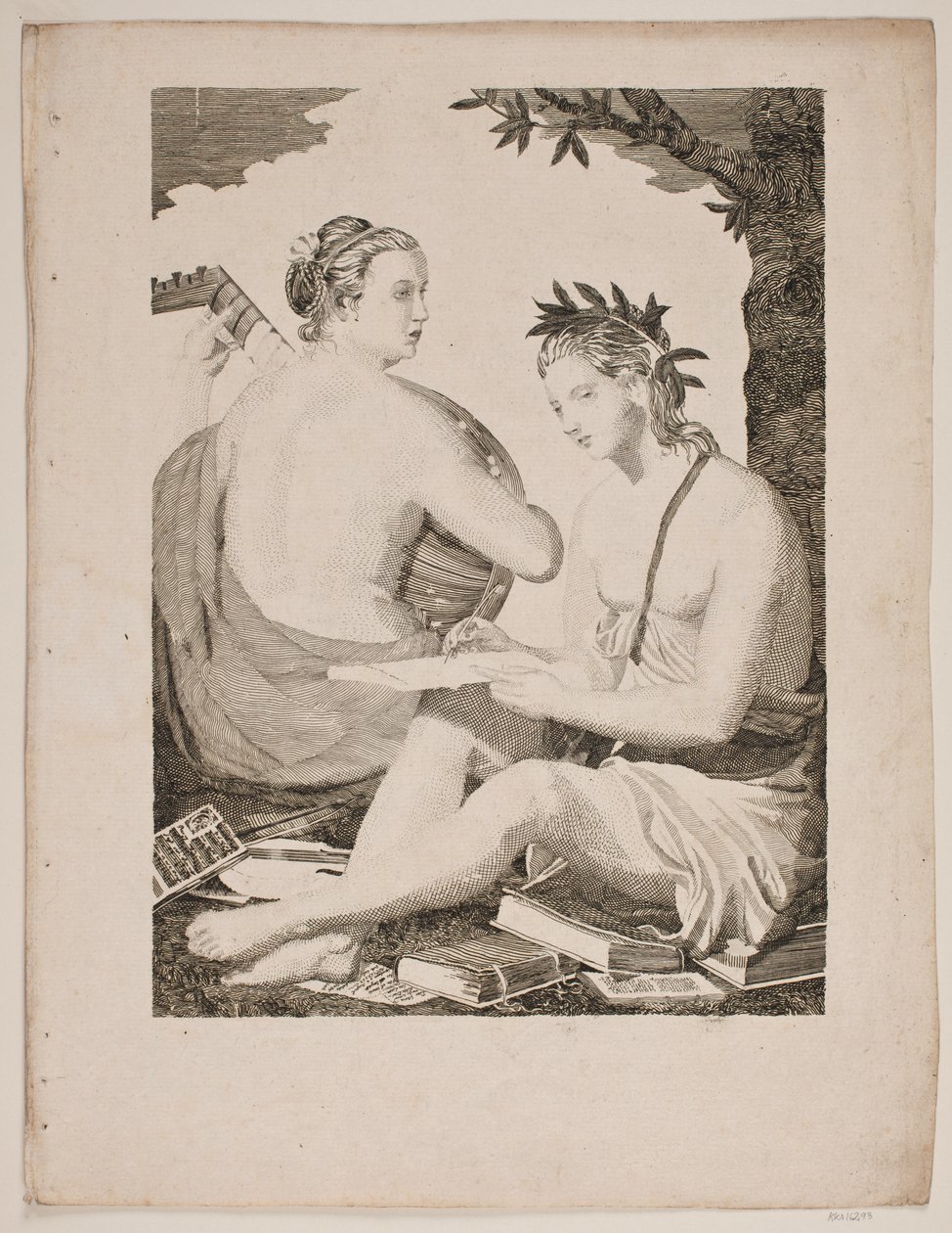 Terpsichore et Kalliope بواسطة جيرهارد لودفيج لاده