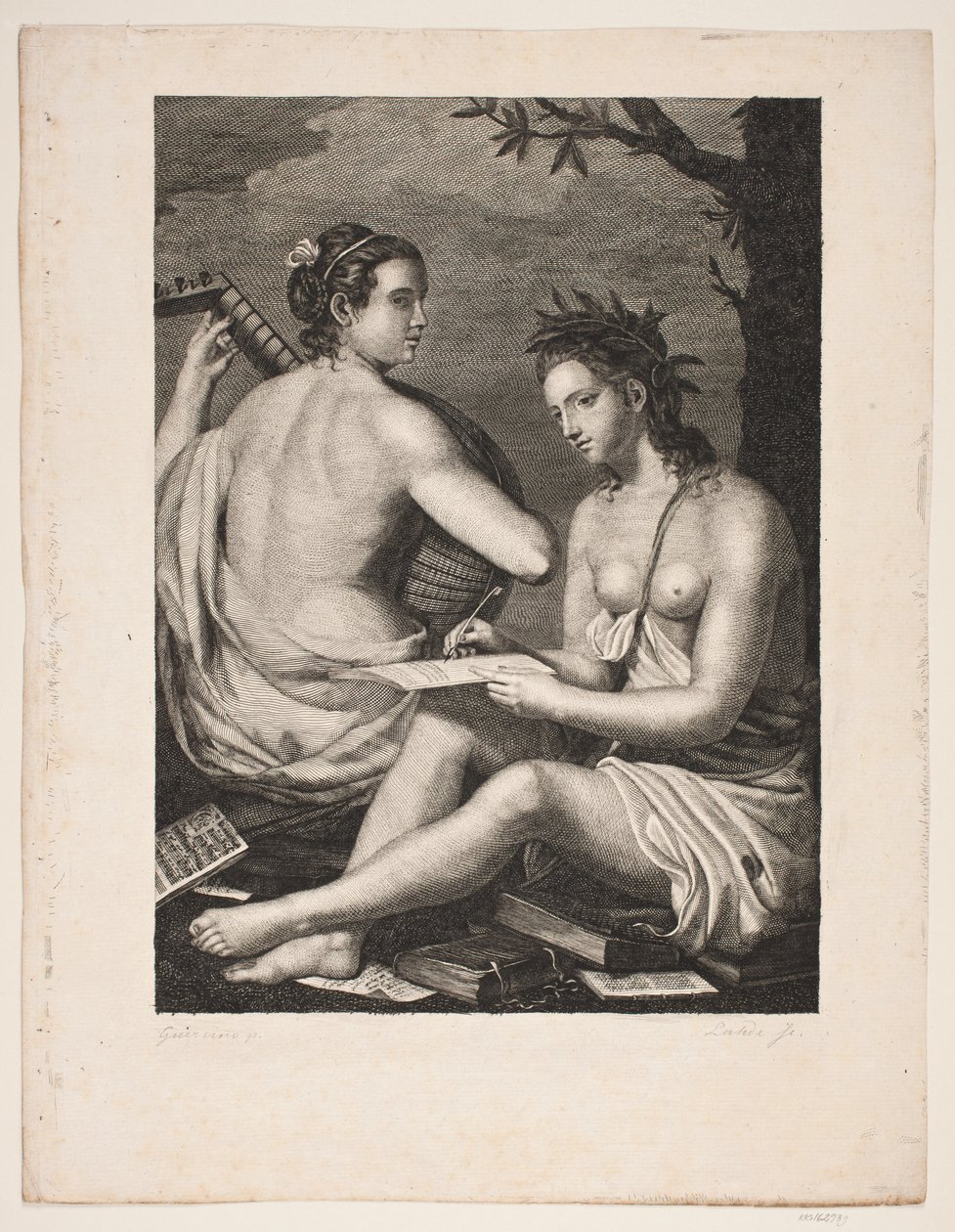 Terpsichore et Kalliope بواسطة جيرهارد لودفيج لاده