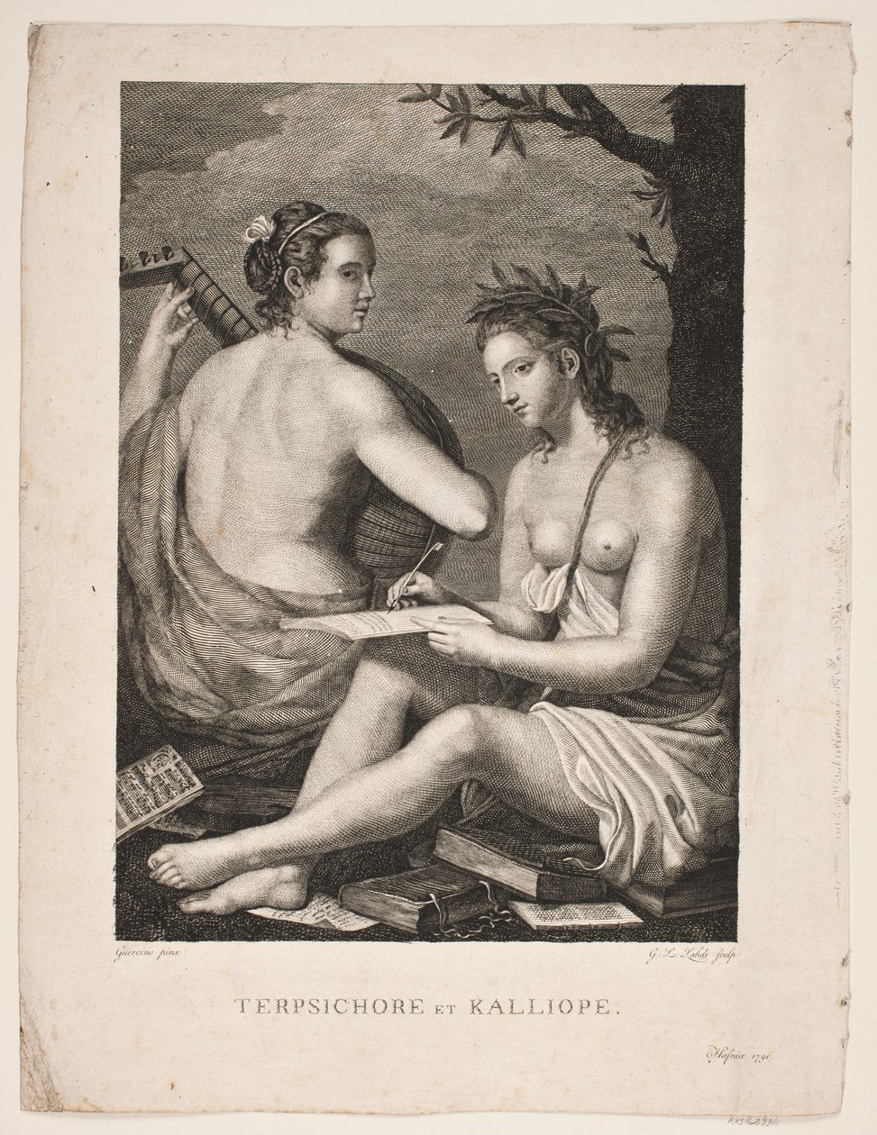 Terpsichore et Kalliope بواسطة جيرهارد لودفيج لاده