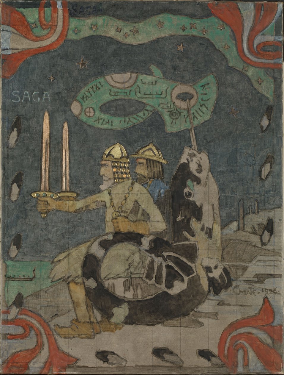 ساجا ، 1926. بواسطة جيرهارد مونته