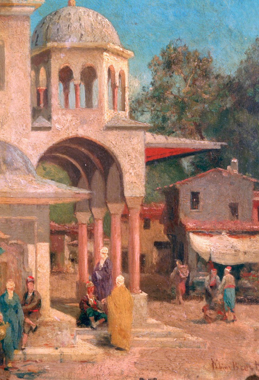 "خارج المسجد" ١٨٢٣-١٩٠٠ بواسطة جيرمان فابيان بريست