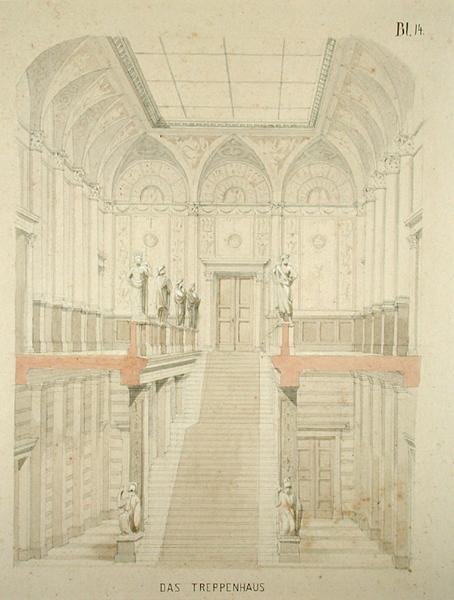 تصميم لمعرض في Kunsthalle (انظر 183252-183262) بواسطة المدرسة الألمانية