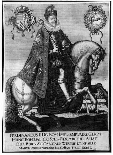 صورة الفروسية فرديناند الثاني (1578-1637) ، الإمبراطور الروماني المقدس بواسطة المدرسة الألمانية