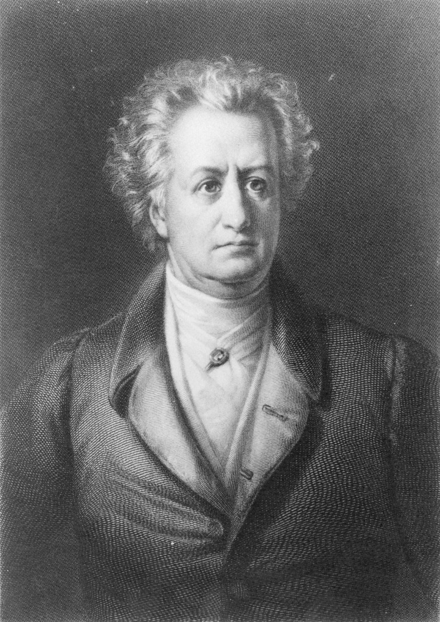 يوهان فولفجانج جوته (1749-1831) بواسطة المدرسة الألمانية
