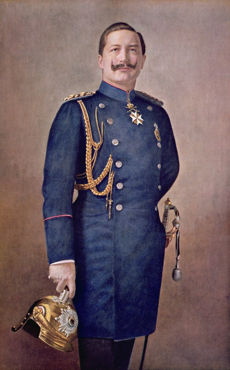 صورة القيصر فيلهلم الثاني (1859-1941) ج 1900 بواسطة المدرسة الألمانية