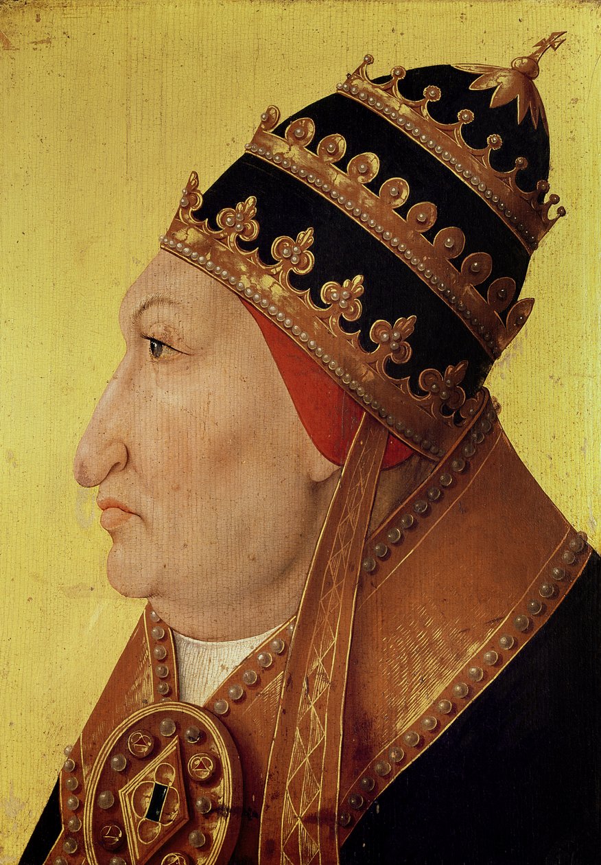 صورة رودريغو بورجيا (1431-1503) البابا ألكسندر السادس بواسطة المدرسة الألمانية