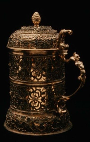 تانكارد ، c.1600 (مذهب فضي مع طبقة مينا) بواسطة المدرسة الألمانية