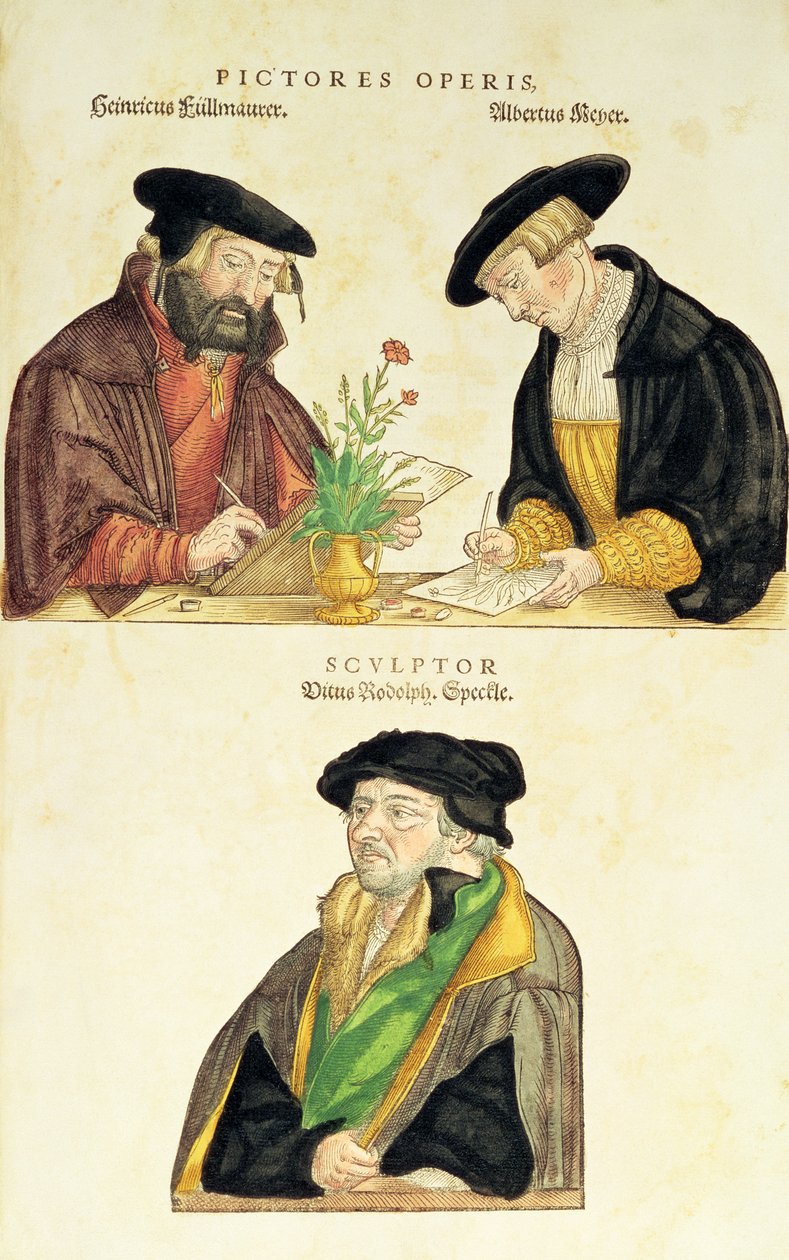 رسامو De Historia Stirpium بواسطة ليونارد فوكس ، 1542 بواسطة المدرسة الألمانية