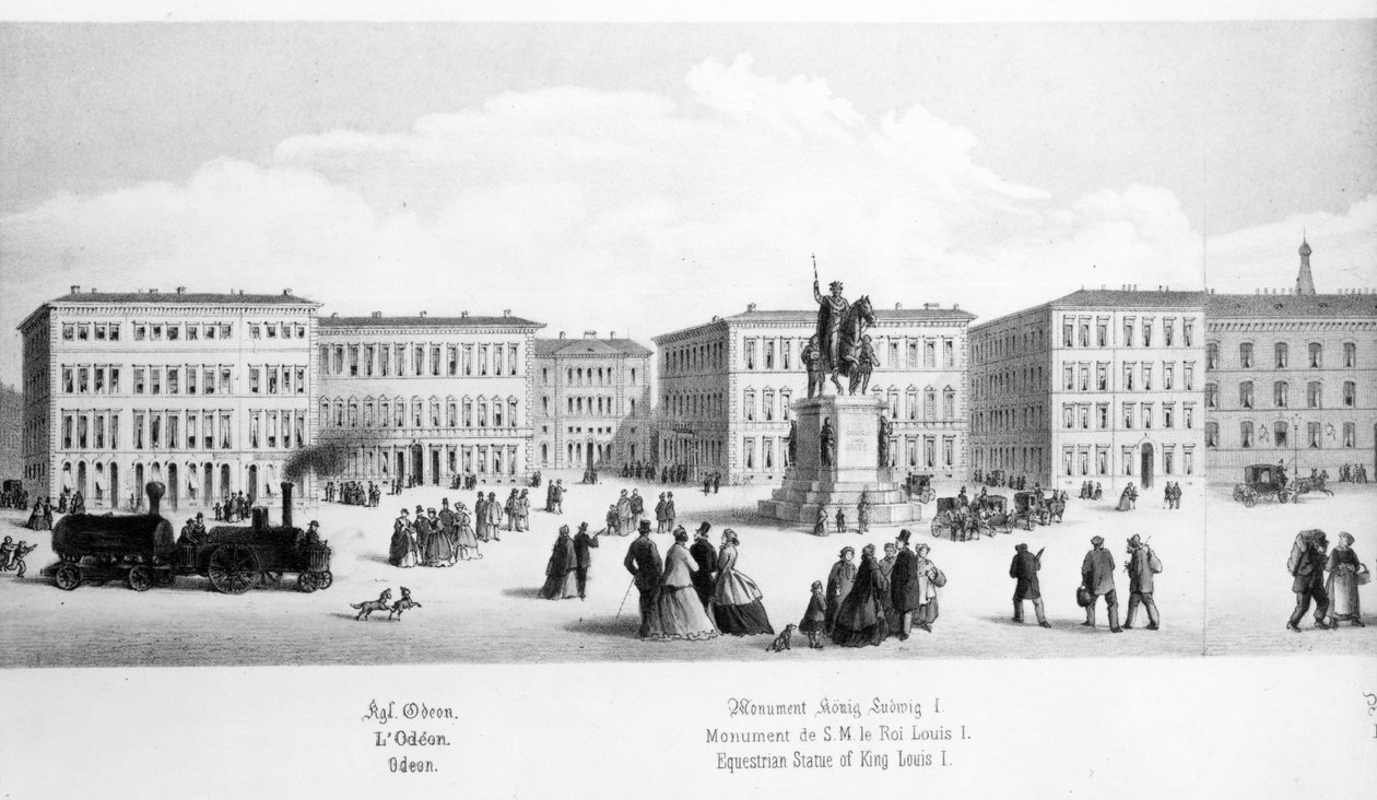 منظر لميونيخ ، 1869 بواسطة المدرسة الألمانية