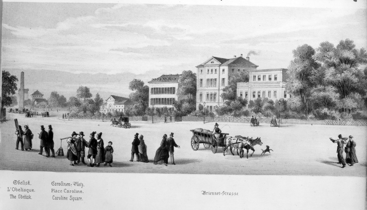 منظر لميونيخ ، 1869 بواسطة المدرسة الألمانية