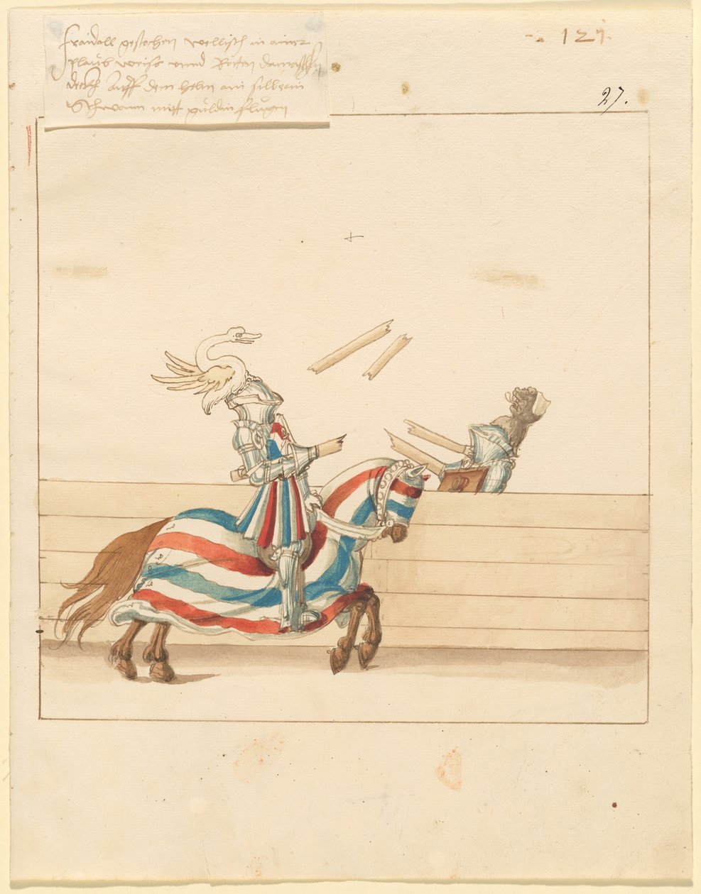 Joust الايطالية السلام بواسطة القرن السادس عشر الألماني