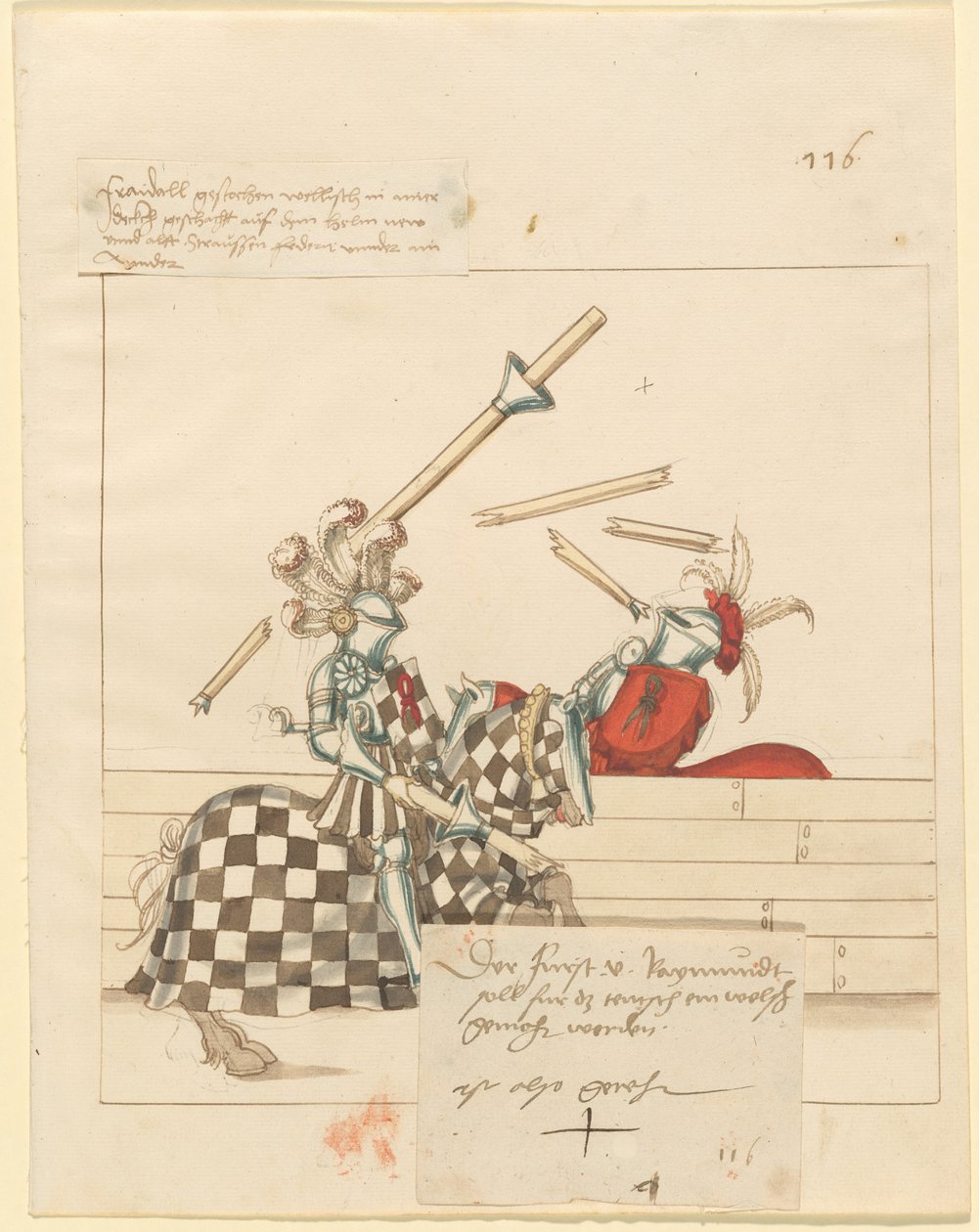 Joust الايطالية السلام بواسطة القرن السادس عشر الألماني