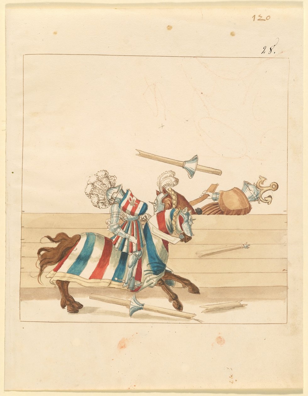 Joust الايطالية السلام بواسطة القرن السادس عشر الألماني