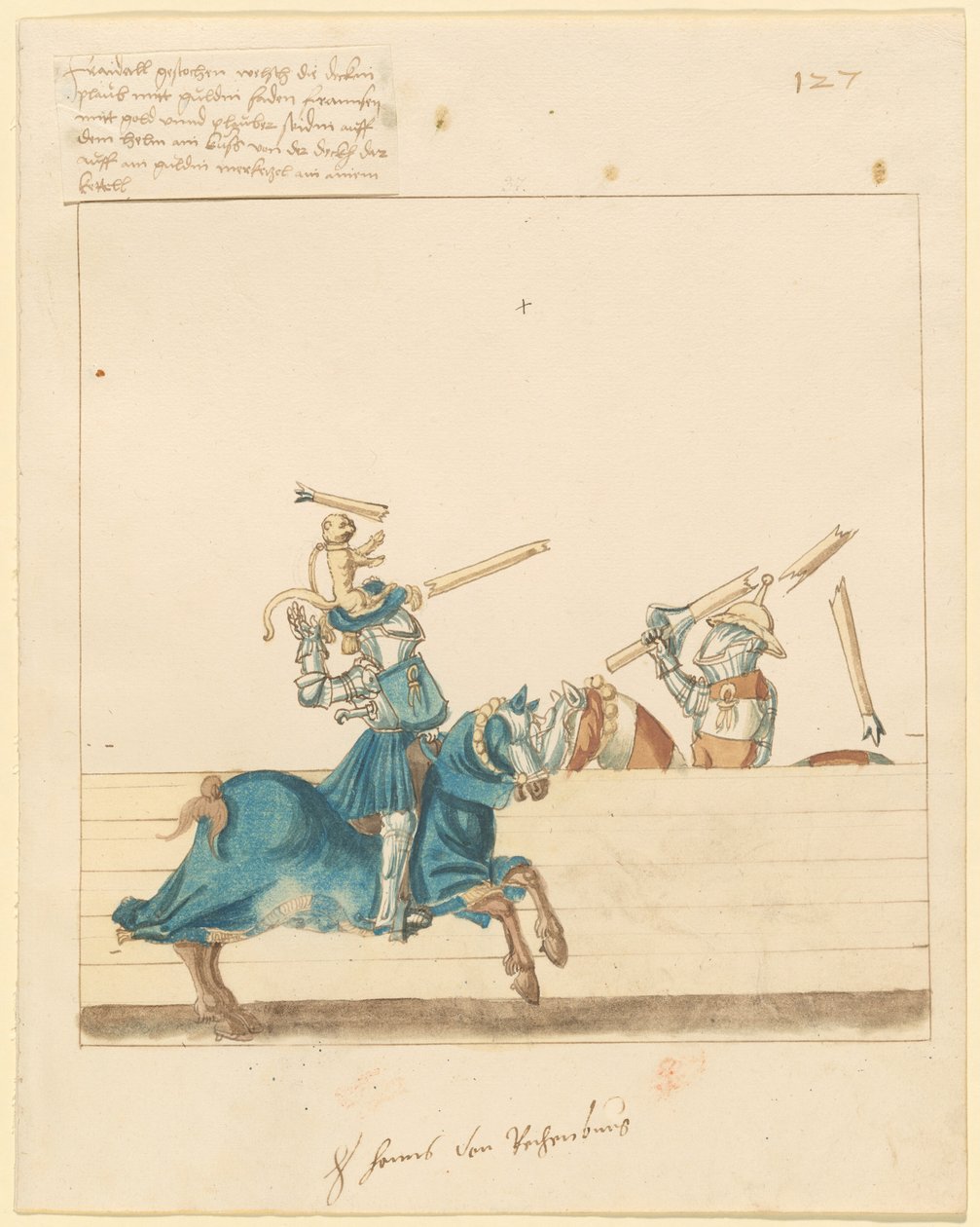 Joust الايطالية السلام بواسطة القرن السادس عشر الألماني