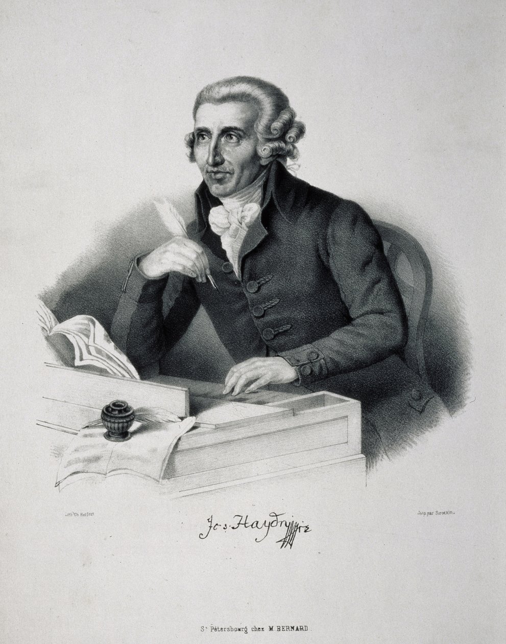 صورة الملحن جوزيف هايدن 1732-1809 بواسطة سيد ألماني