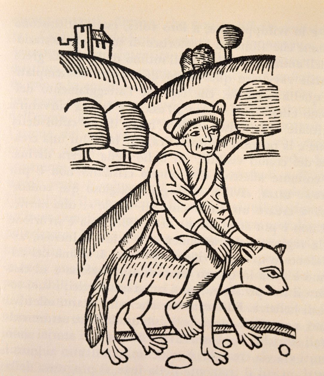 A wizard on a goat