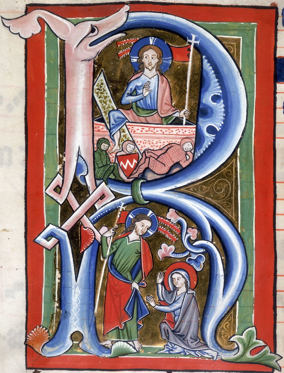 أضف 16950 f.106v (التفاصيل) مشاهد من حياة المسيح (ورق) بواسطة المدرسة الألمانية