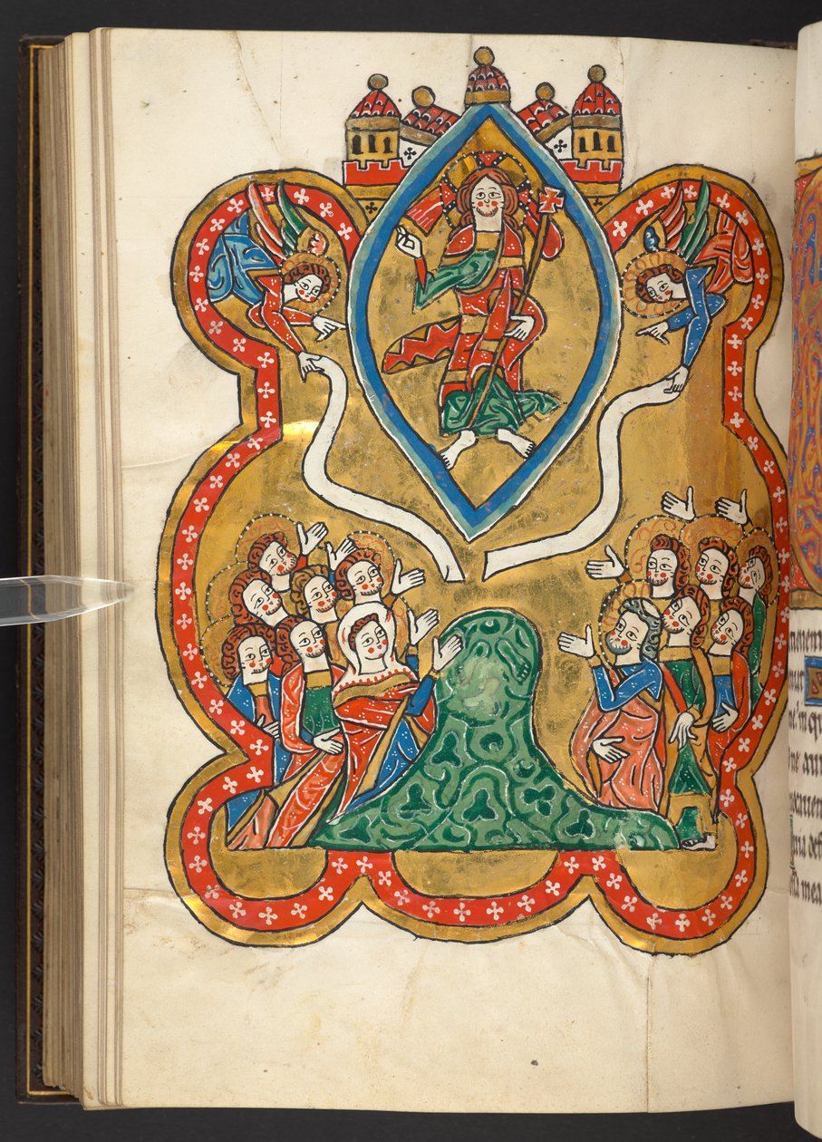 يضيف. 60629 ، f.103v الصعود (ورق) بواسطة المدرسة الألمانية