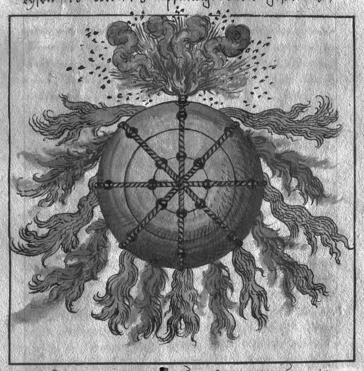 مدفع ، رسم توضيحي من LArt de lArtillerie بواسطة Wolff de Senftenberg ، أواخر القرن السادس عشر بواسطة المدرسة الألمانية