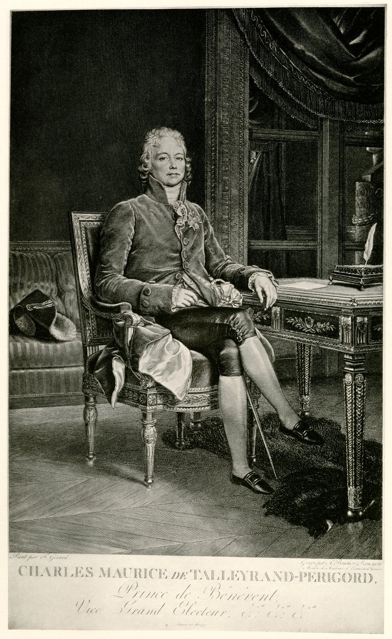 تشارلز موريس دوق Talleyrand-Périgord بواسطة المدرسة الألمانية