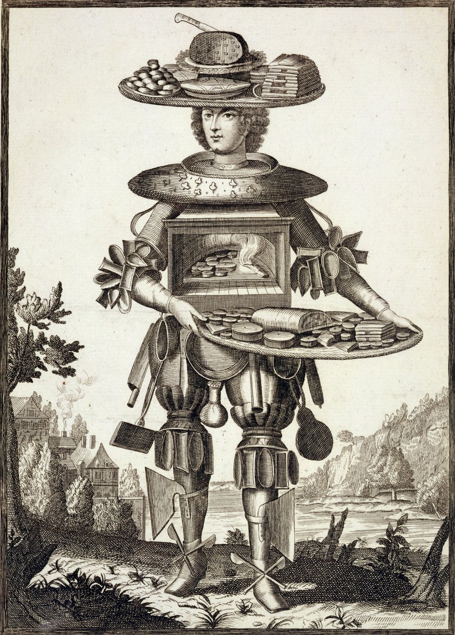 زي لطاهي المعجنات ، حانة. بقلم جيرارد فالك (16512-1726) ج .1690 بواسطة المدرسة الألمانية