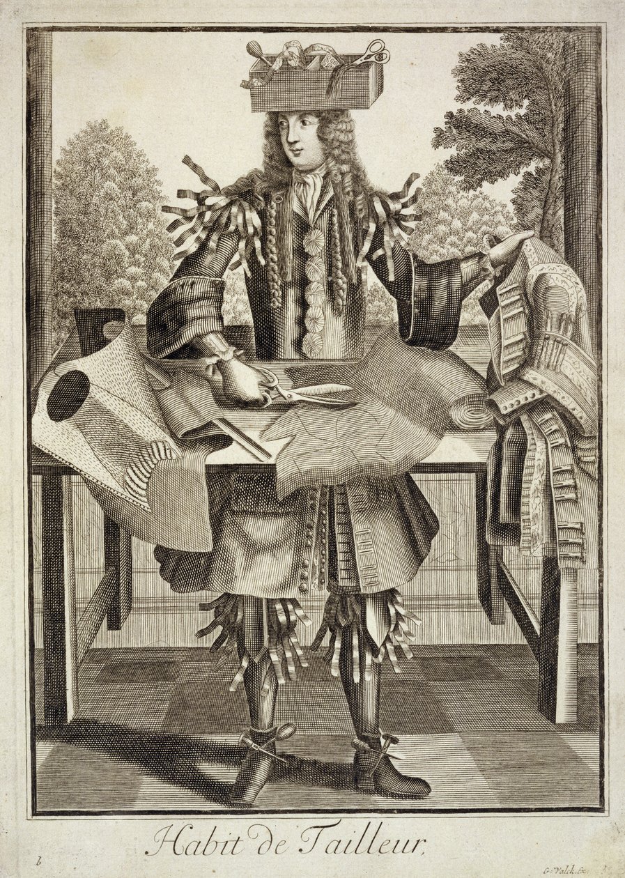 زي للخياط ، حانة. بقلم جيرارد فالك (16512-1726) ج .1690 بواسطة المدرسة الألمانية