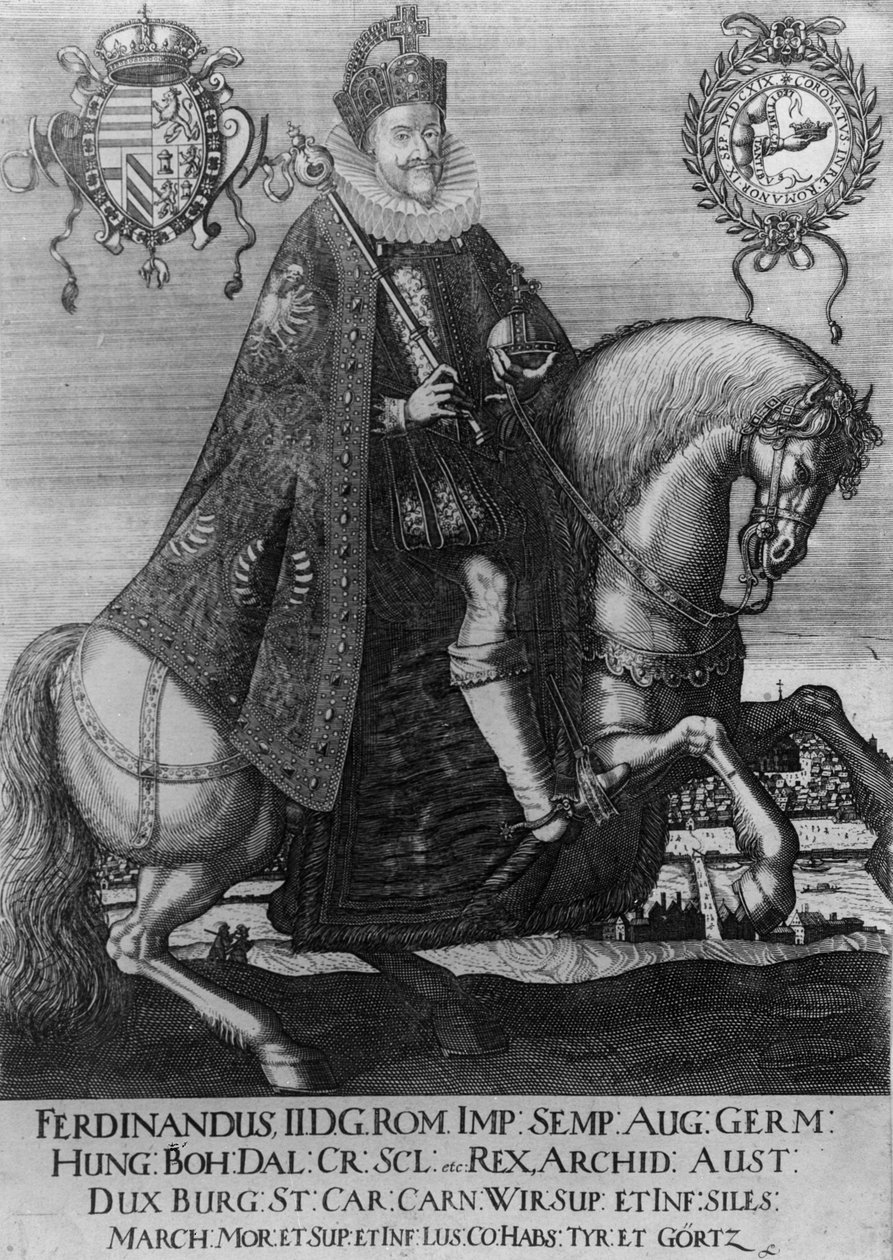فرديناند الثاني (1578-1637) ، الإمبراطور الروماني المقدس بواسطة المدرسة الألمانية