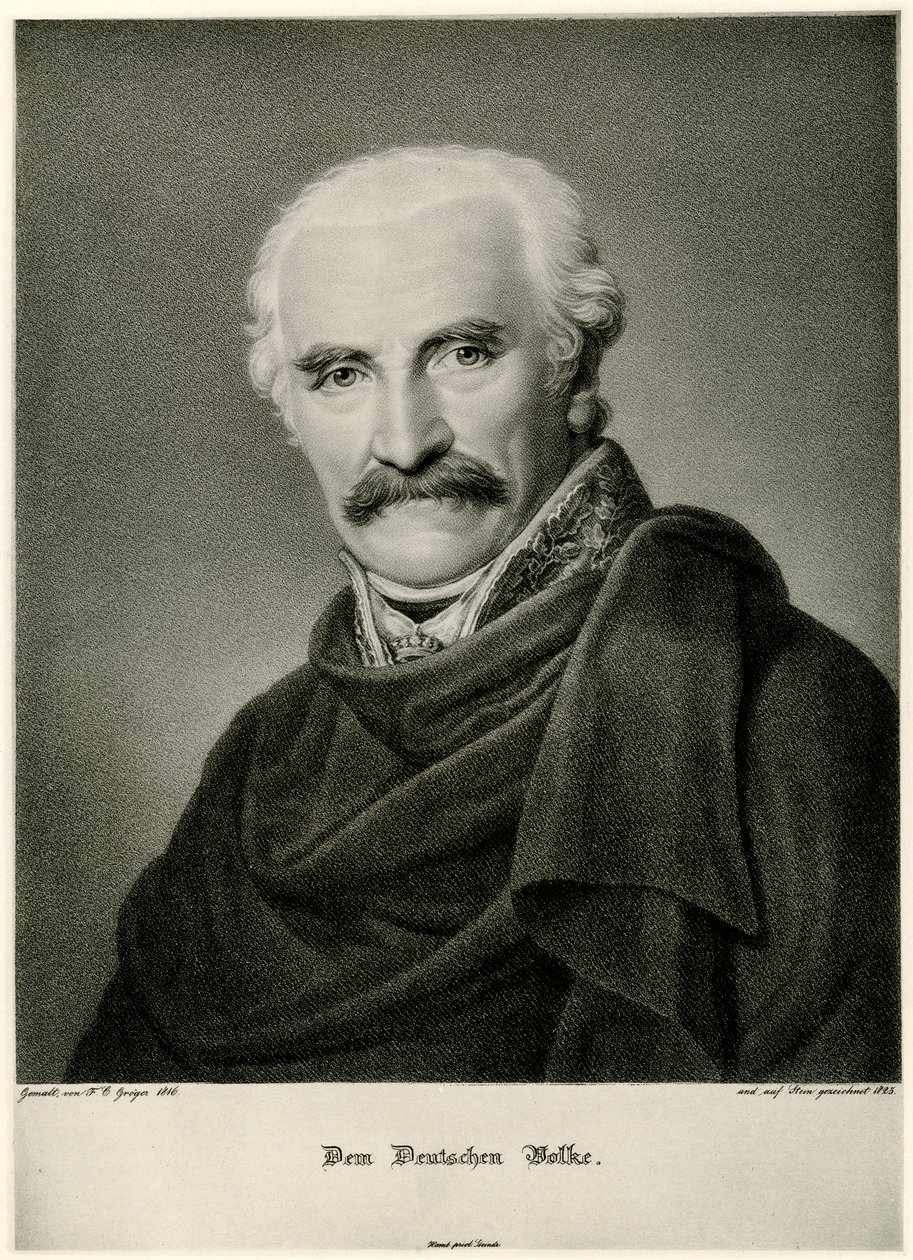 Gebhard Leberecht von Blucher ، أمير Wahlstadt ، 1884-90 بواسطة المدرسة الألمانية