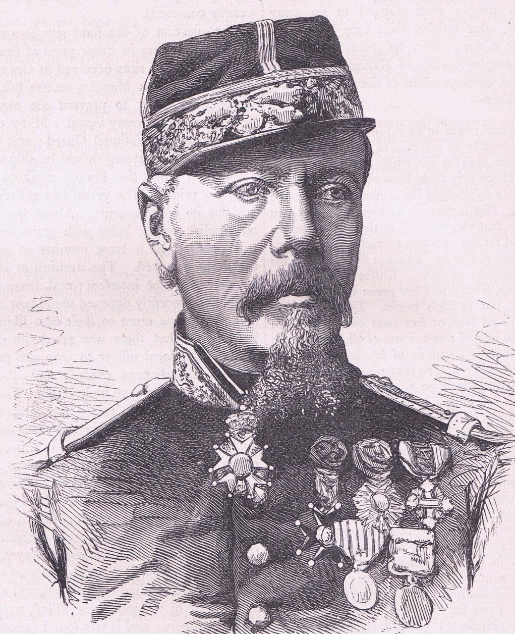 General Cremer, Cassells History of the War between France and Germany published by Cassell and Company Limited, c.1890 (litho) بواسطة المدرسة الألمانية