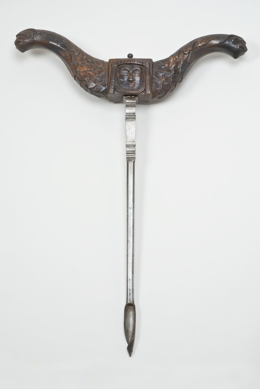 مثقاب بمقبض ، c.1600 (خشب الإجاص والصلب) (انظر أيضًا 701075-6) بواسطة المدرسة الألمانية