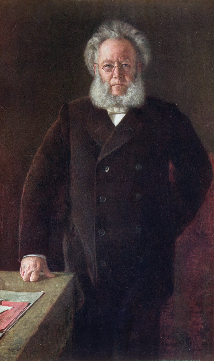 هنريك إبسن (1828-1902) بواسطة المدرسة الألمانية