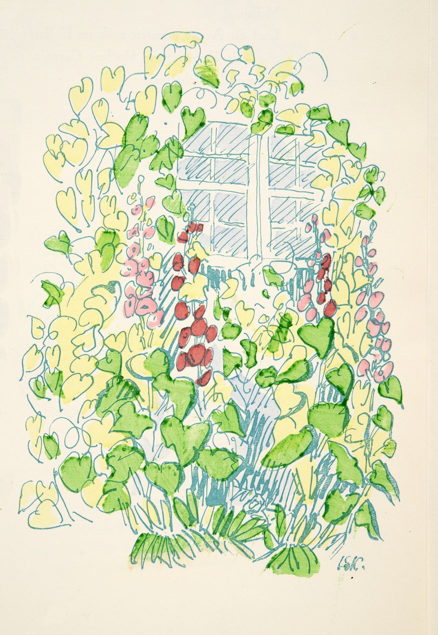 رسم توضيحي من Styl ، pub 1922 (طباعة pochoir) بواسطة المدرسة الألمانية