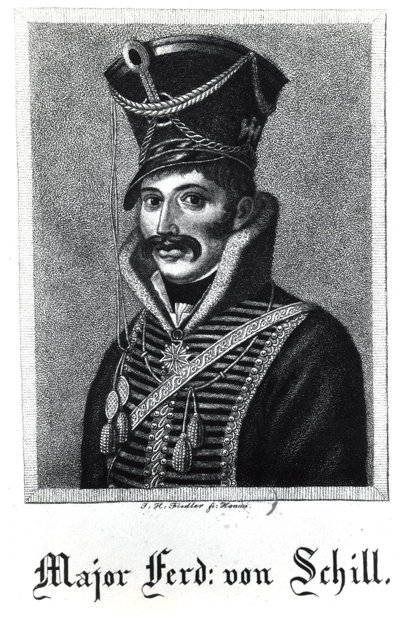 الرائد فرديناند بابتيستا فون شيل (1776-1809) بواسطة المدرسة الألمانية