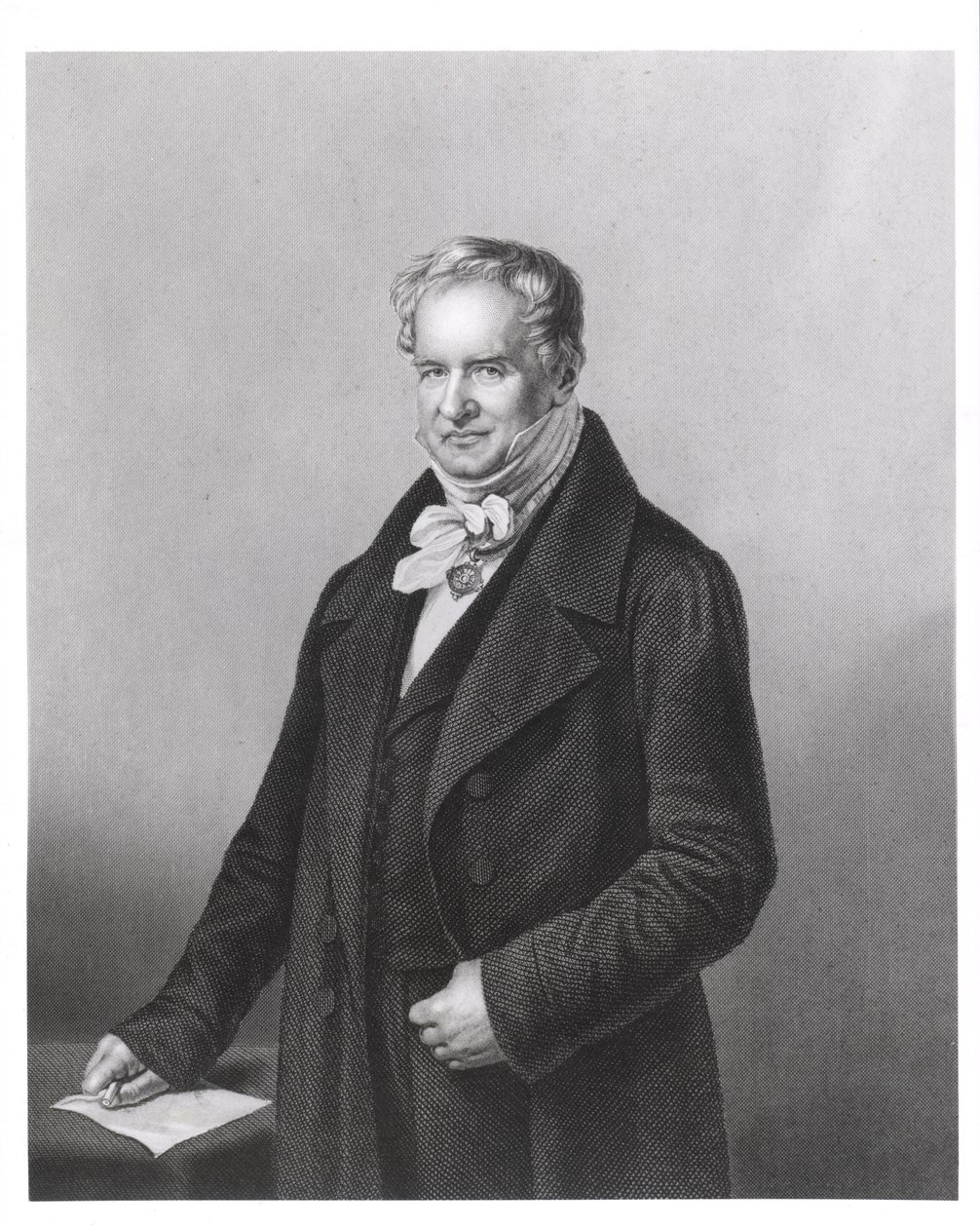صورة البارون ألكسندر فون همبولدت (1769-1859) بواسطة المدرسة الألمانية