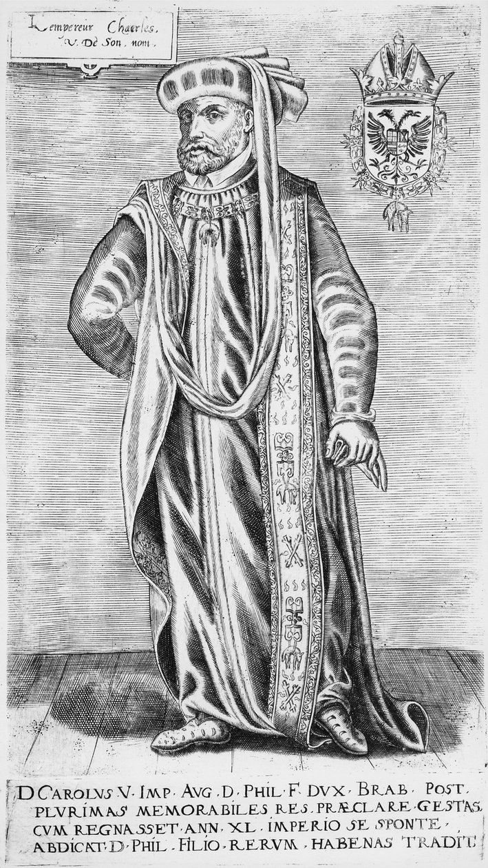 صورة تشارلز الخامس (1500-1558) ، الإمبراطور الروماني المقدس بواسطة المدرسة الألمانية