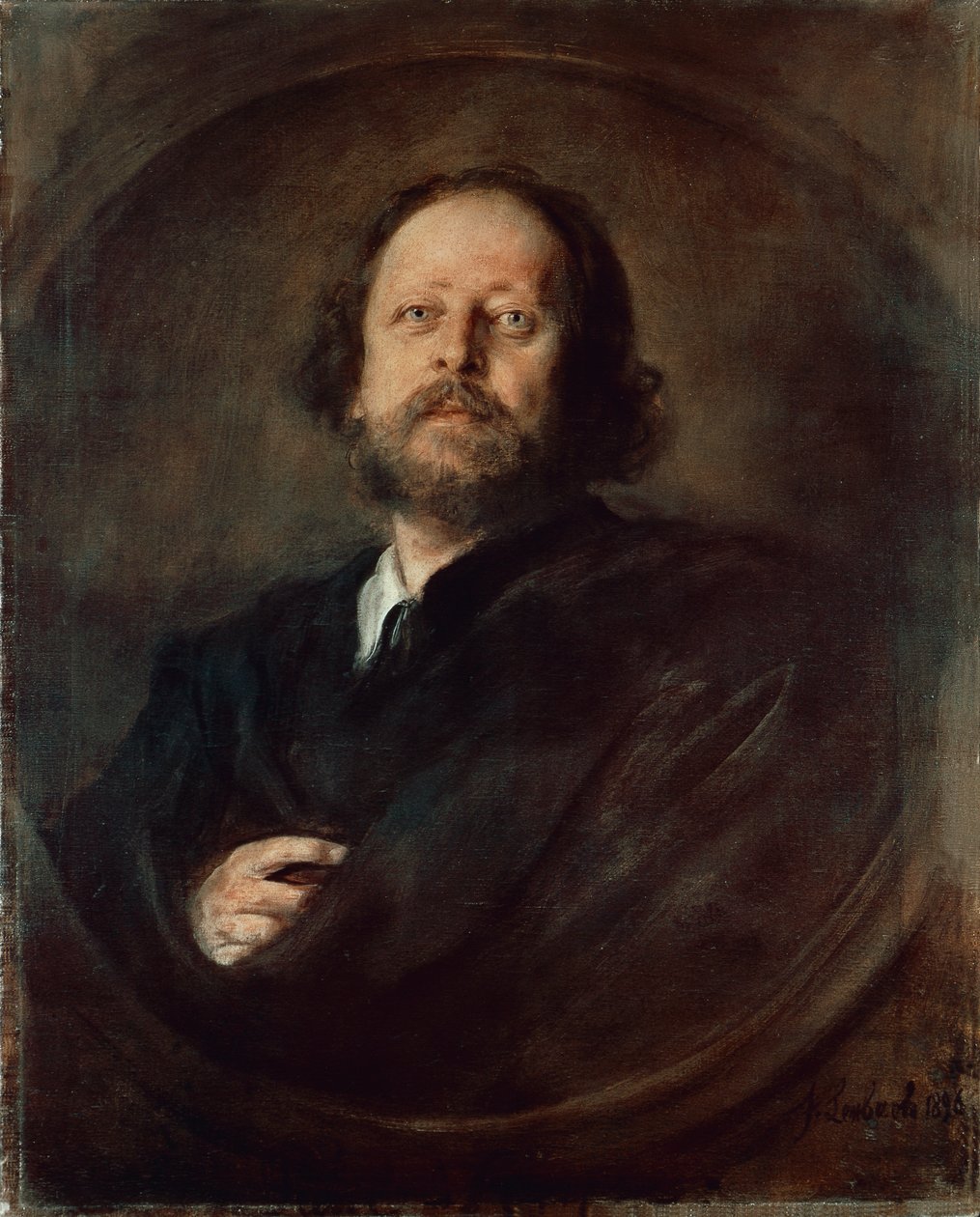 Portrait of German writer Paul Johann Ludwig von Heyse بواسطة المدرسة الألمانية