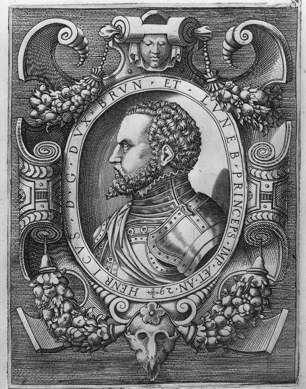 صورة لهنري الأصغر (1489-1568) ، دوق برونزويك ولونيبورغ ، 1529 بواسطة المدرسة الألمانية