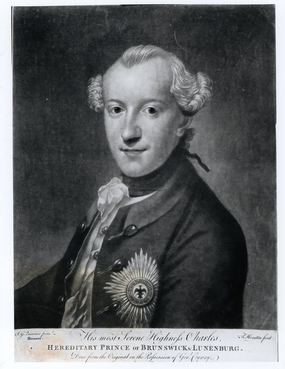 صورة لصاحب السمو الأكثر هدوءًا تشارلز (1735-1806) ، أمير برونزويك ، لونبورغ وولفنفوتل بواسطة المدرسة الألمانية
