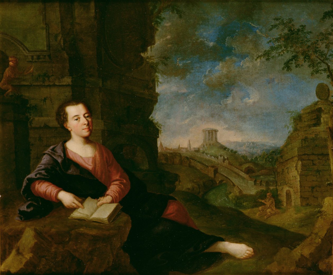 صورة يوهان يواكيم وينكلمان (1717-68) بواسطة المدرسة الألمانية