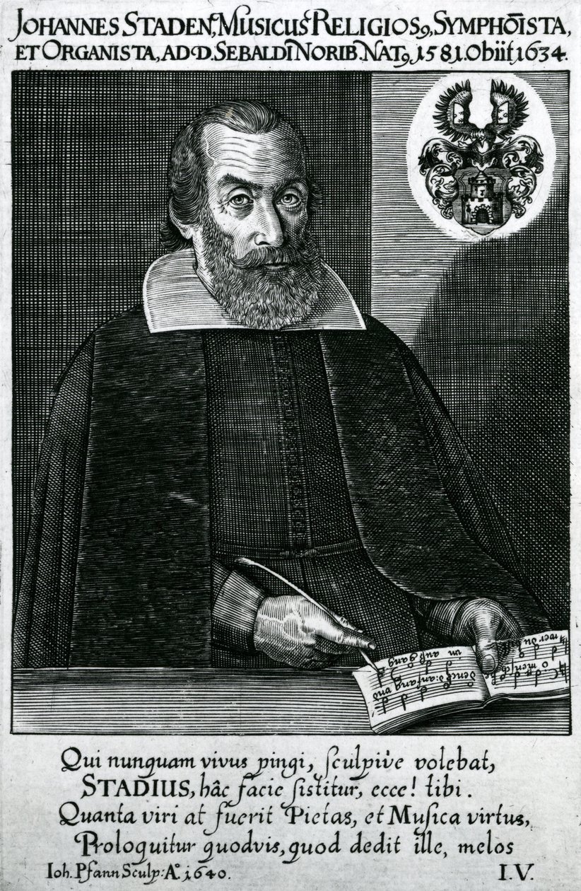 صورة يوهان ستادين (1581–1634) بواسطة المدرسة الألمانية