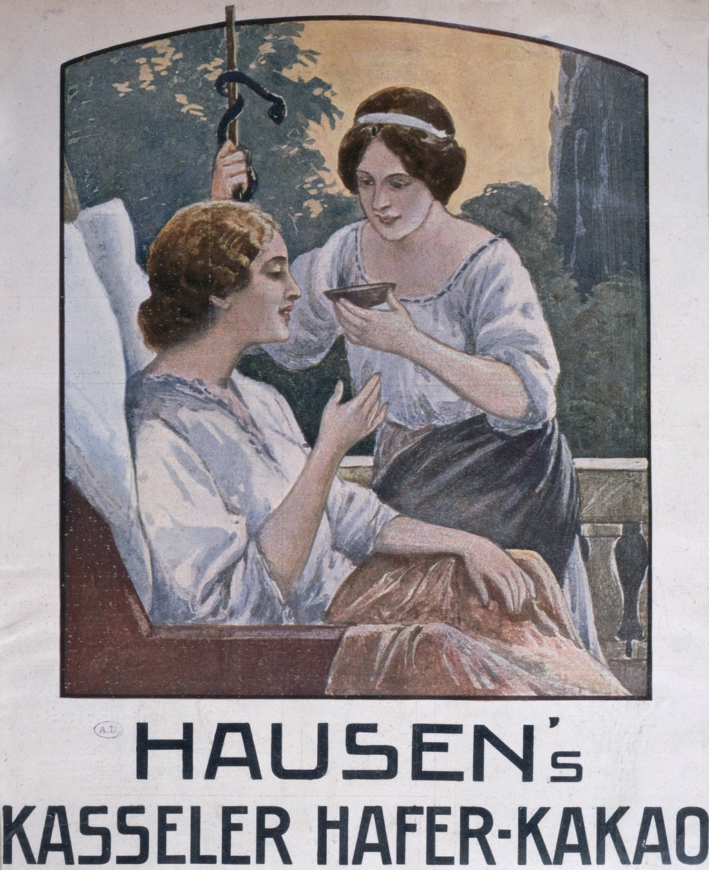 ملصق إعلان شوكولاتة من كاسل ، 1908 بواسطة المدرسة الألمانية