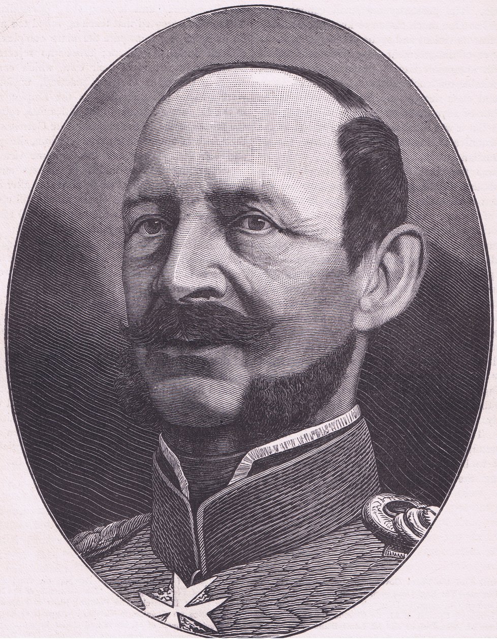 Prince Albert of Prussia, Cassells History of the War between France and Germany published by Cassell and Company Limited, c.1890 (litho) بواسطة المدرسة الألمانية
