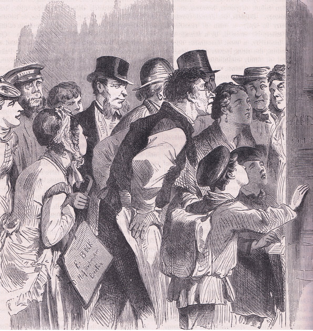 قراءة الأخبار في برلين ، Cassells History of the War بين فرنسا وألمانيا التي نشرتها Cassell and Company Limited ، c1890 (litho) بواسطة المدرسة الألمانية