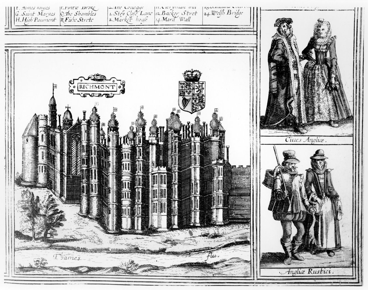 Richmont ، نشره Braun & Hogenburg ، 1617 بواسطة المدرسة الألمانية