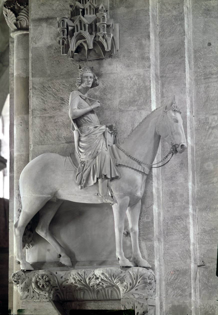 The Bamberg Rider ، 1230-35 بواسطة المدرسة الألمانية