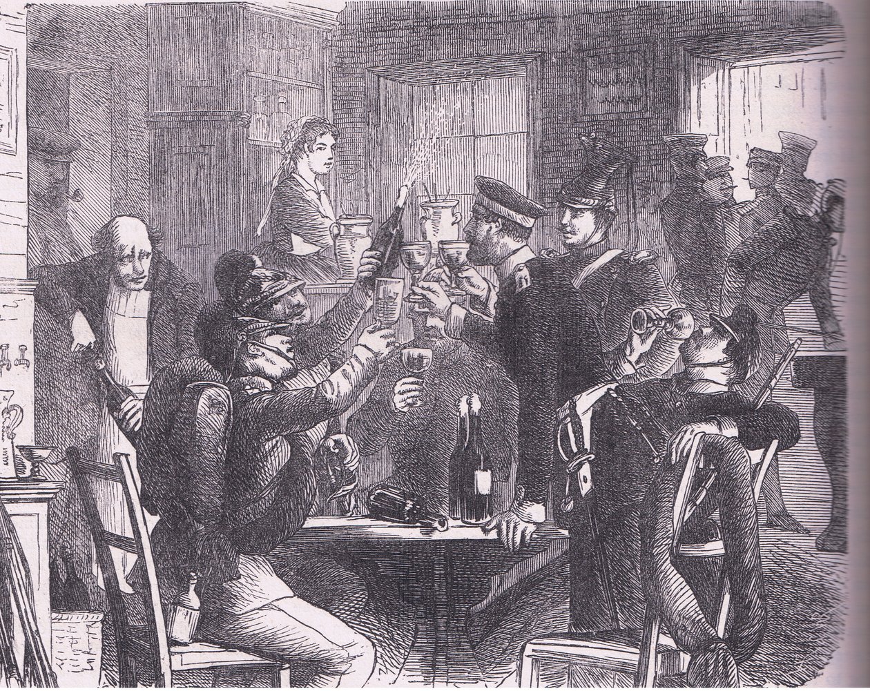 The Prussians at Versailles, Cassells History of the War between France and Germany published by Cassell and Company Limited, c.1890 (litho) بواسطة المدرسة الألمانية