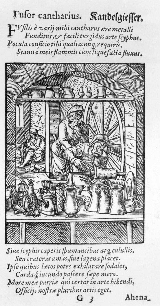 The Tankard Maker ، نشره هارتمان شوبر بواسطة المدرسة الألمانية