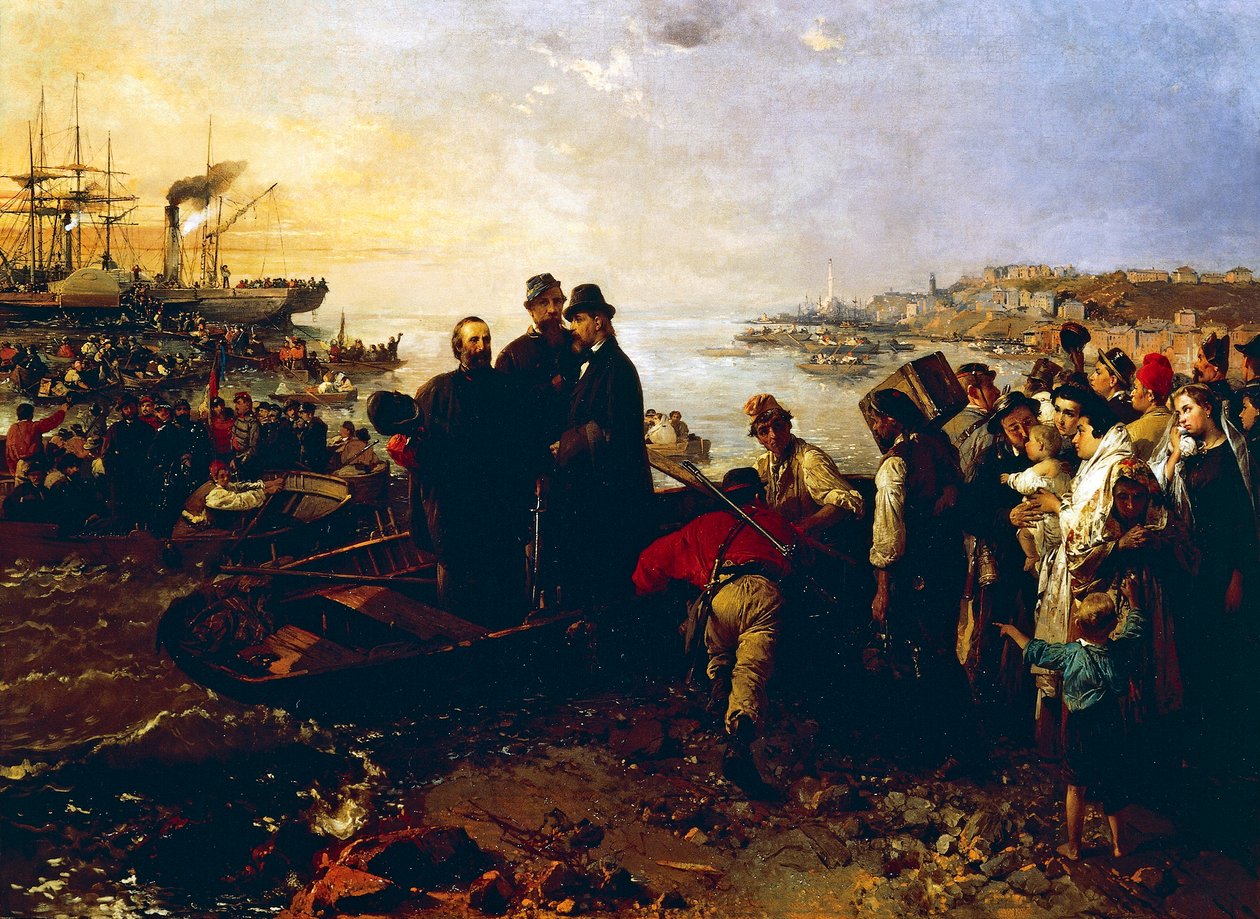 صعود الألف في كوارتو ، حوالي عام 1860 ، بواسطة جيرولامو إندونو (1825-1890) ، زيت على قماش بواسطة جيرولامو إندونو